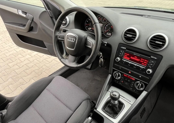 Audi A3 cena 26999 przebieg: 219000, rok produkcji 2009 z Złocieniec małe 529